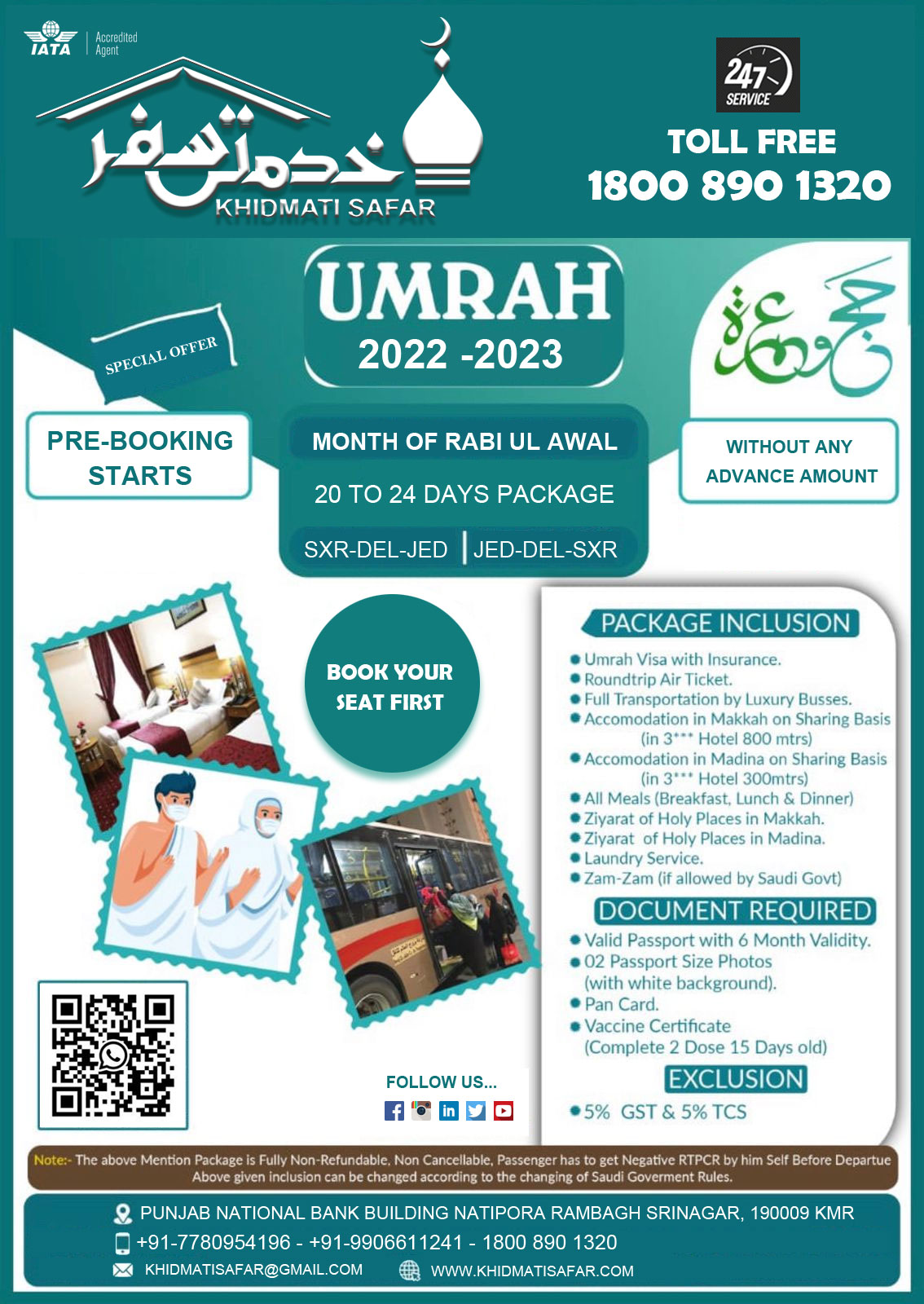 Umrah Booking payment