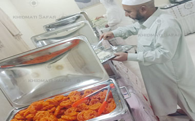 Khidmati safar  Umrah Pilgrims doing self catering